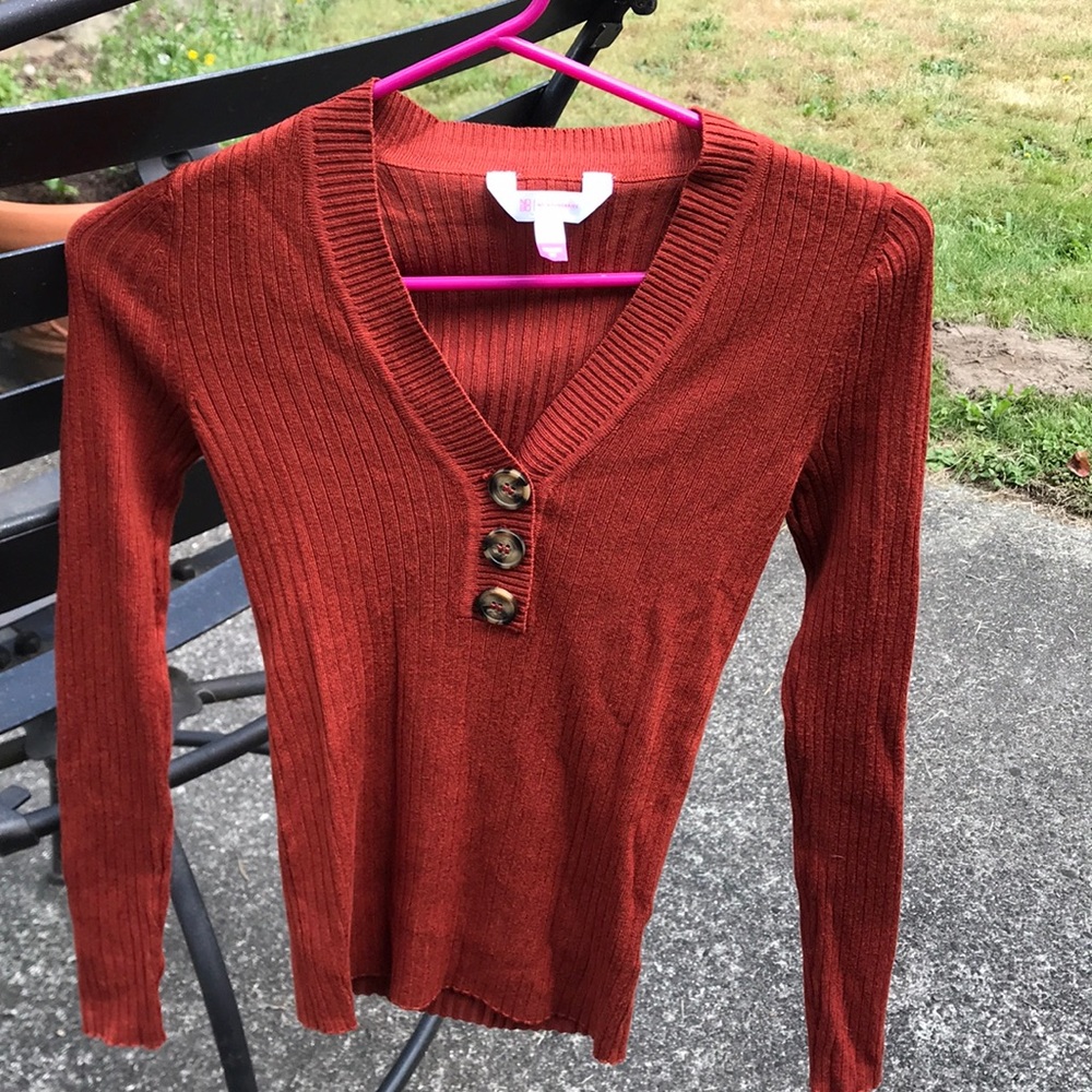 Orange sweater